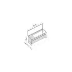 Table Fermée Oasi 205C + Plancha Oasi 80 Lisse + Evier + Mitigeur Pliable + Feu Gaz - PLANCHA PLANET