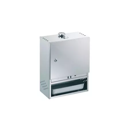 Fumoir inox avec porte charnieres h50 x l39 x p28 - PEETZ réf.150295