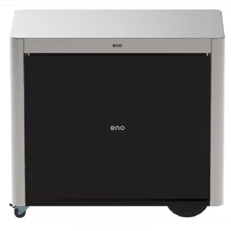Desserte Achille Acier & Inox avec Rideaux & Roulettes - ENO
