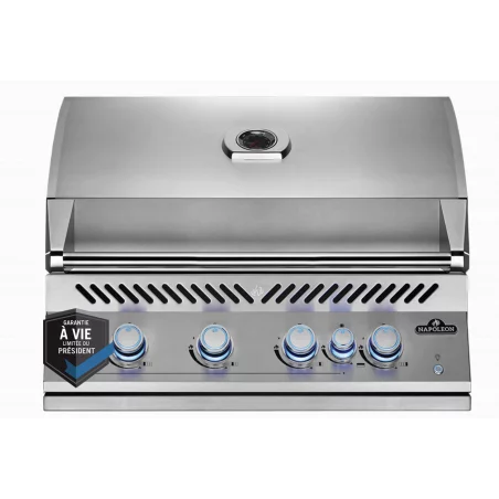 Barbecue Gaz Encastrable Built-In BIG 32 4 Brûleurs + 1 Brûleur Arrière - NAPOLEON