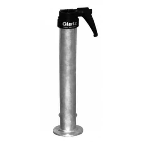 Tube de Fixation Z D48/55mm Acier Zingue Peint Anthracite