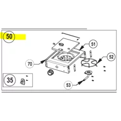 Plan Tablette avec brûleur intégré freestyle 365 (SAV)
