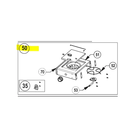 Plan Tablette avec brûleur intégré freestyle 365 (SAV)