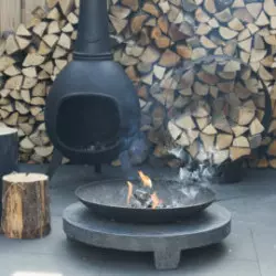 cheminée mexicaine en fonte