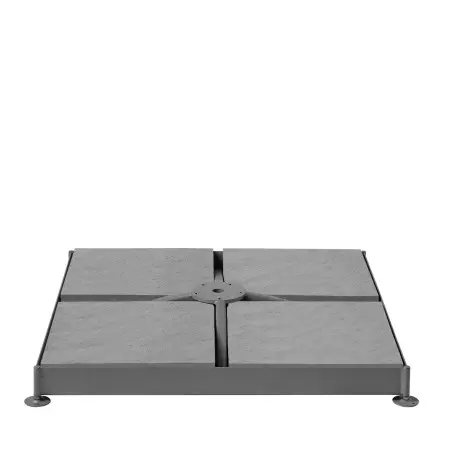 SOCLE M4 120kg 91x91 ACIER ZINGUE