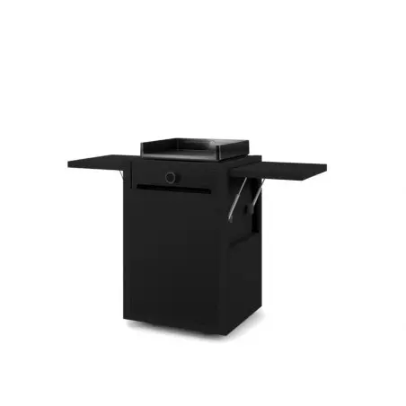 Chariot Modern Acier Ferme Noir 45