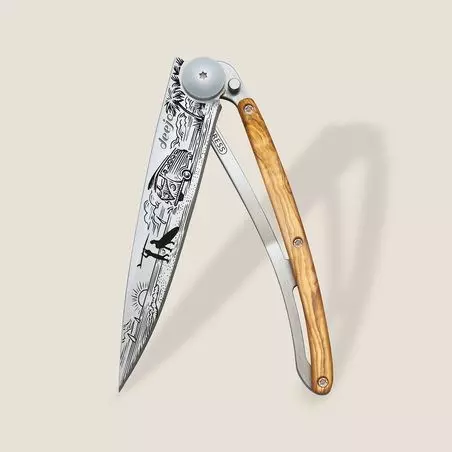 Couteau DEEJO 37G Titane Olivier Van Life
