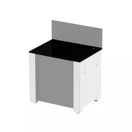Plateau Surbaissé Plancha pour Modulo Noir & Inox - ENO de profil