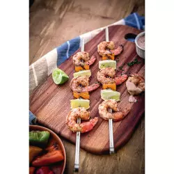 Set 6 Brochettes Bresil 30 cm - TRAMONTINA planche à découper