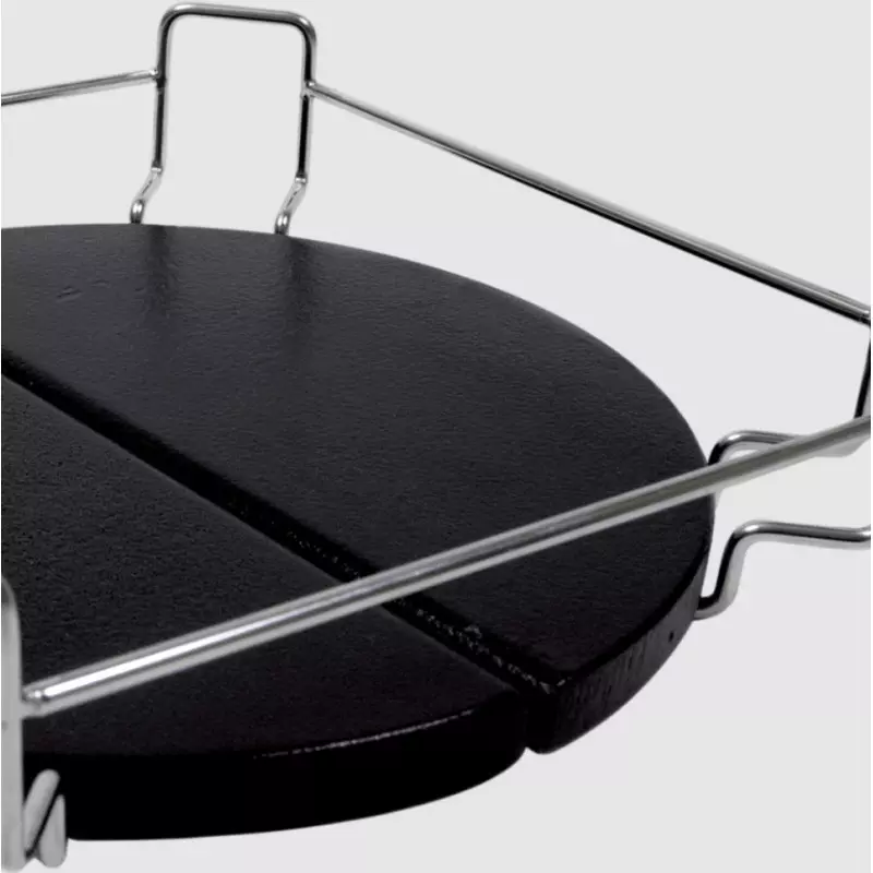 Pierres à Pizza Céramique Pour Kamado - Lot De 2 Déflecteurs De Chaleur 30,5cm