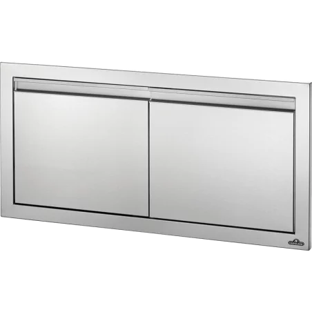 Double porte encastrable en inox pour cuisine extérieure Napoleon BI-3616-2D