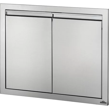 Porte encastrables doubles pour cuisine exterieure en inox BI-3024-2D Napoleon