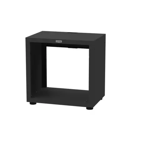 Meuble de Cuisson Ouvert 80x55 Noir - Le Marquier