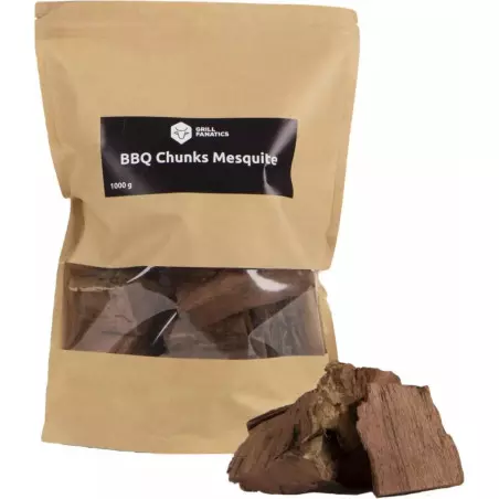 Morceaux (Chunks) de Bois de Fumage Mesquite 1Kg