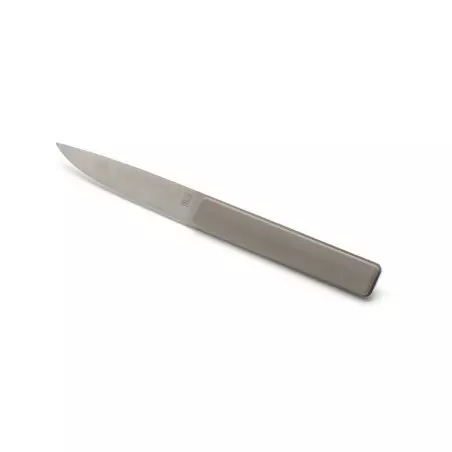 Coffret Bois 4 Couteaux à Steack Hector Taupe Lame Inox