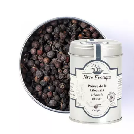 Poivre de la Likouala 70g - TERRE EXOTIQUE