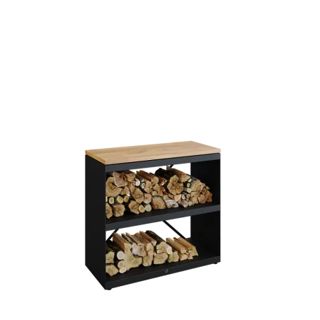 Wood Storage Black Dressoir Ofyr
