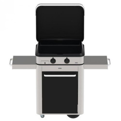 Pack Combo Plancha Enosign Gaz 65 Acier Noir & Inox