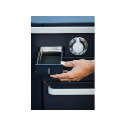 Pack Combo Plancha Enosign Gaz 65 Bleu Navy récupérateur