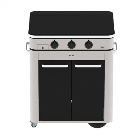 Pack Combo Plancha Enosign Gaz 80 Inox & Acier Noir 2023 - ENO