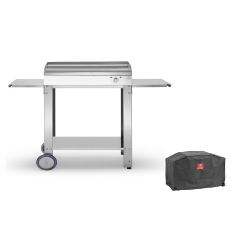 Pack Plancha Elec PLANET Chef 80 + Chariot Ouvert + Housse